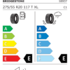 Étiquette UE 18937 pour Bridgestone Blizzak DM-V3 275/55 R20 117T XL Bridgestone Blizzak DM-V3 275/55 R20 117T XL - Image 2