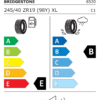 Étiquette UE 8520 pour Bridgestone Potenza RE050A I 245/40 R19 98Y XL Runflat Bridgestone Potenza RE050A I 245/40 R19 98Y XL Runflat - Image 2