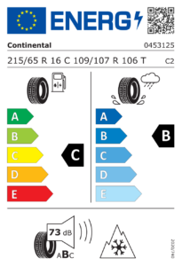 EU-Label Continental VancoWinterContact