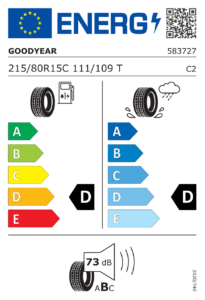 Étiquette européenne Goodyear Wrangler AT Adventure