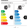 Étiquette UE 040946 pour Kormoran Ultra High Performance 235/55 R18 100V Kormoran Ultra High Performance 235/55 R18 100V - Image 2