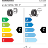 Étiquette UE 526569 pour Kormoran Ultra High Performance 215/45 R17 87V Kormoran Ultra High Performance 215/45 R17 87V - Image 2