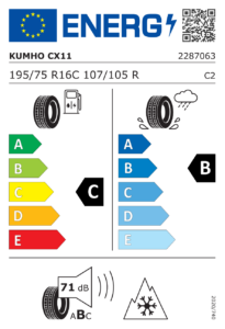 EU-Label Kumho PorTran 4S CX11