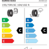 Étiquette UE 2144113 pour Kumho PorTran KC53 195/70 R15 104/102R Kumho PorTran KC53 195/70 R15 104/102R - Image 2
