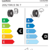Étiquette UE 1019299 pour Laufenn LK41 G Fit EQ 205/70 R15 96T Laufenn LK41 G Fit EQ 205/70 R15 96T - Image 2