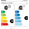 Étiquette UE 1581072 pour Matador MP62 All Weather Evo 185/65 R15 88T EV Matador MP62 All Weather Evo 185/65 R15 88T EV - Image 2