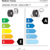 Étiquette UE T433517 pour Nokian Seasonproof C1 205/65 R15C 102/100T Nokian Seasonproof C1 205/65 R15C 102/100T - Image 2
