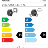 Étiquette UE 2721400 pour Pirelli Scorpion A/T Plus 245/70 R16 111T XL Pirelli Scorpion A/T Plus 245/70 R16 111T XL - Image 2