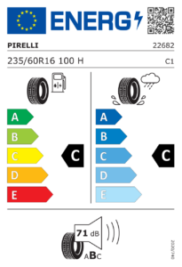 Étiquette européenne Pirelli Scorpion Verde All Season