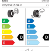 Étiquette UE 574158 pour Sava Intensa HP 205/65 R15 94V Sava Intensa HP 205/65 R15 94V - Image 2