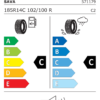 Étiquette UE 571179 pour Sava Trenta 2 185/80 R14C 102/100R Sava Trenta 2 185/80 R14C 102/100R - Image 2