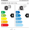 Étiquette UE 8714692810787 pour Vredestein Quatrac Pro+ 255/60 R18 112V XL Vredestein Quatrac Pro+ 255/60 R18 112V XL - Image 2