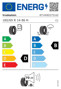Étiquette européenne Vredestein Sportrac 5
