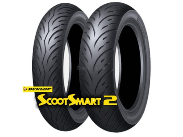 Dunlop Scootsmart 2 Pneu Dunlop Scootsmart 2 120/70 D12 58P