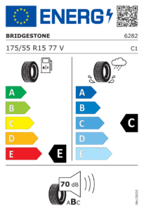 Étiquette européenne Bridgestone Potenza RE050A