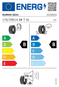 Étiquette européenne Kumho EcoWing ES31