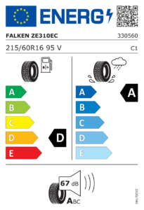 Étiquette européenne Falken Ziex ZE310EC
