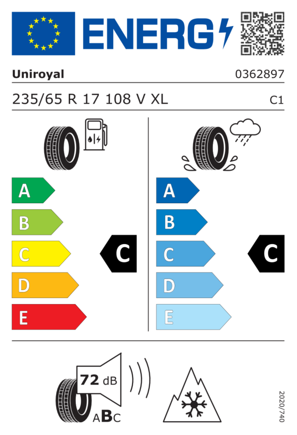 Label_490806 Uniroyal AllSeasonExpert 2 235/65 R17 108V XL EV FR