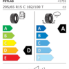 Label_508810 Petlas Full Power PT825+ 205/65 R15C 102T