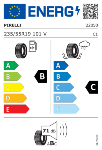 Étiquette européenne Pirelli Scorpion Verde All Season