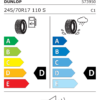 Étiquette UE 573950 pour Dunlop Grandtrek AT20 245/70 R17 110S Dunlop Grandtrek AT20 245/70 R17 110S - Image 2