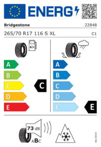 EU-Label Bridgestone Dueler A/T 001