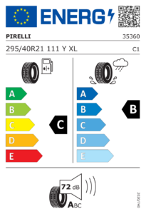 Etichetta europea Pirelli P-Zero (PZ4)