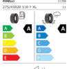 Étiquette UE 4120800 pour Pirelli P-Zero (PZ4) 275/45 R20 110Y XL Pirelli P-Zero (PZ4) 275/45 R20 110Y XL - Image 2