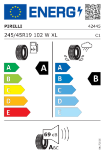 EU-Label Pirelli P-Zero (PZ4)