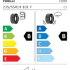 Étiquette UE 4229900 pour Pirelli Scorpion Winter 235/55 R19 101T Pirelli Scorpion Winter 235/55 R19 101T - Image 2