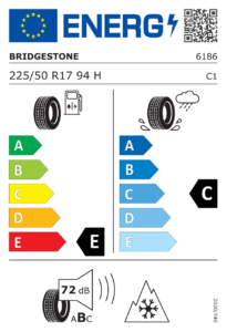 Étiquette européenne Bridgestone Blizzak LM-32