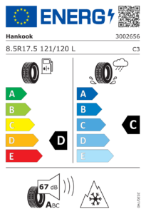 Etichetta europea Hankook Smart Flex AH35