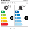 Étiquette UE 2246853 pour Kumho WinterCraft WP72 235/35 R19 91W XL FR Kumho WinterCraft WP72 235/35 R19 91W XL FR - Image 2