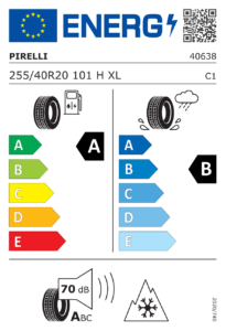 Etichetta europea Pirelli Scorpion All Season SF2