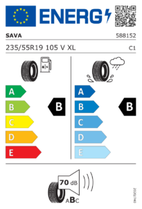 Etichetta europea Sava Intensa SUV 2