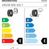 Étiquette UE 18938 pour Bridgestone Blizzak DM-V3 245/50 R20 102T Bridgestone Blizzak DM-V3 245/50 R20 102T - Image 2
