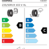 Étiquette UE 728397 pour Cooper Cooper Winter 235/50 R19 103V XL EV Cooper Cooper Winter 235/50 R19 103V XL EV - Image 2