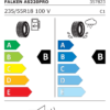 Étiquette UE 357823 pour Falken Euroall Season AS220PRO 235/55 R18 100V Falken Euroall Season AS220PRO 235/55 R18 100V - Image 2