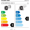 Étiquette UE 335771 pour Falken Eurowinter HS.01 275/40 R20 102V Runflat Falken Eurowinter HS.01 275/40 R20 102V Runflat - Image 2