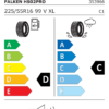 Étiquette UE 353966 pour Falken Eurowinter HS02PRO 225/55 R16 99V XL Falken Eurowinter HS02PRO 225/55 R16 99V XL - Image 2