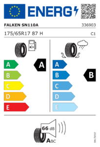 Étiquette européenne Falken Sincera SN110A