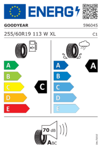 Étiquette européenne Goodyear Eagle F1 Asymmetric 6