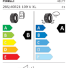 Étiquette UE 4617700 pour Pirelli Scorpion Winter 3 285/40 R21 109V XL Pirelli Scorpion Winter 3 285/40 R21 109V XL - Image 2