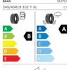 Étiquette UE 583755 pour Sava Intensa UHP 2 245/45 R19 102Y XL Sava Intensa UHP 2 245/45 R19 102Y XL - Image 2