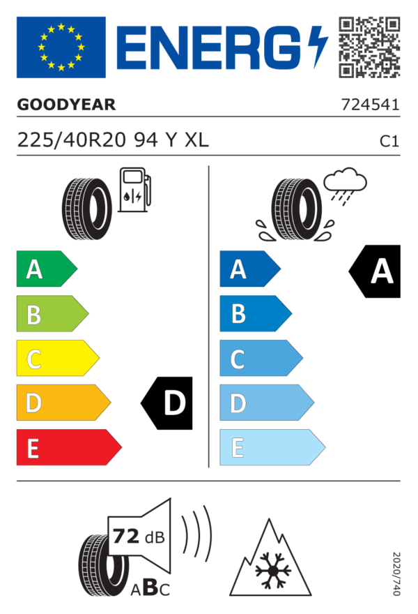 Label_2792988 Goodyear Vector All Season 4 225/40 R20 94Y XL EV